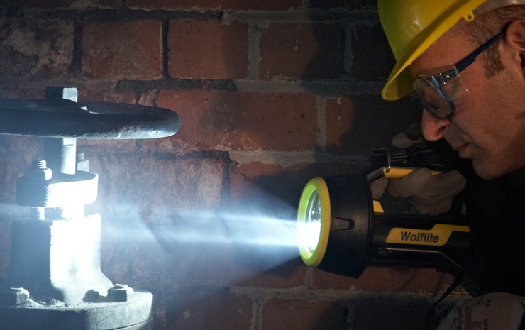 Wolf Wolflite XT LED Handlamp  ATEX Certified.